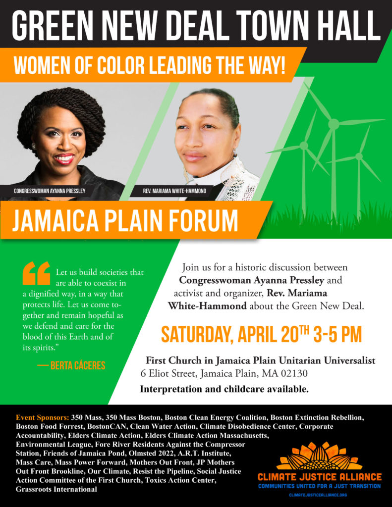 Green New Deal Town Hall - Women of Color Leading the Way! - Climate ...