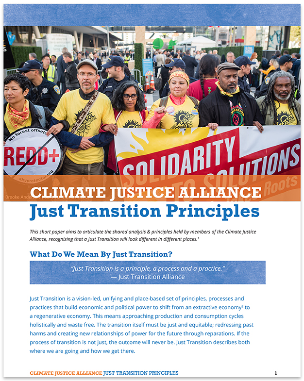 Just Transition Principles