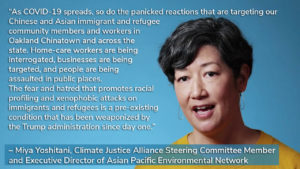 Miya Yoshitani, Climate Justice Alliance Steering Committee Member and Executive Director of Asian Pacific Environmental Network