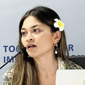 Mina Flores-Cantrell, Micronesia Climate Change Alliance