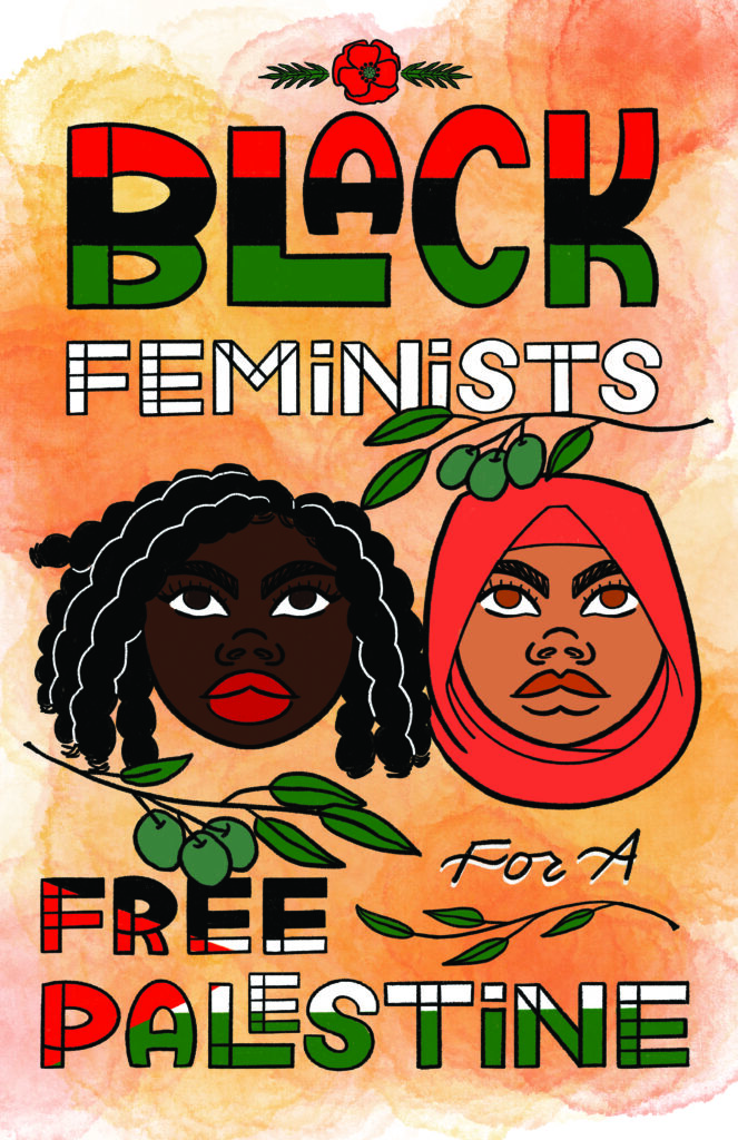 Black Feminists for a Free Palestine - Tesh Silver 